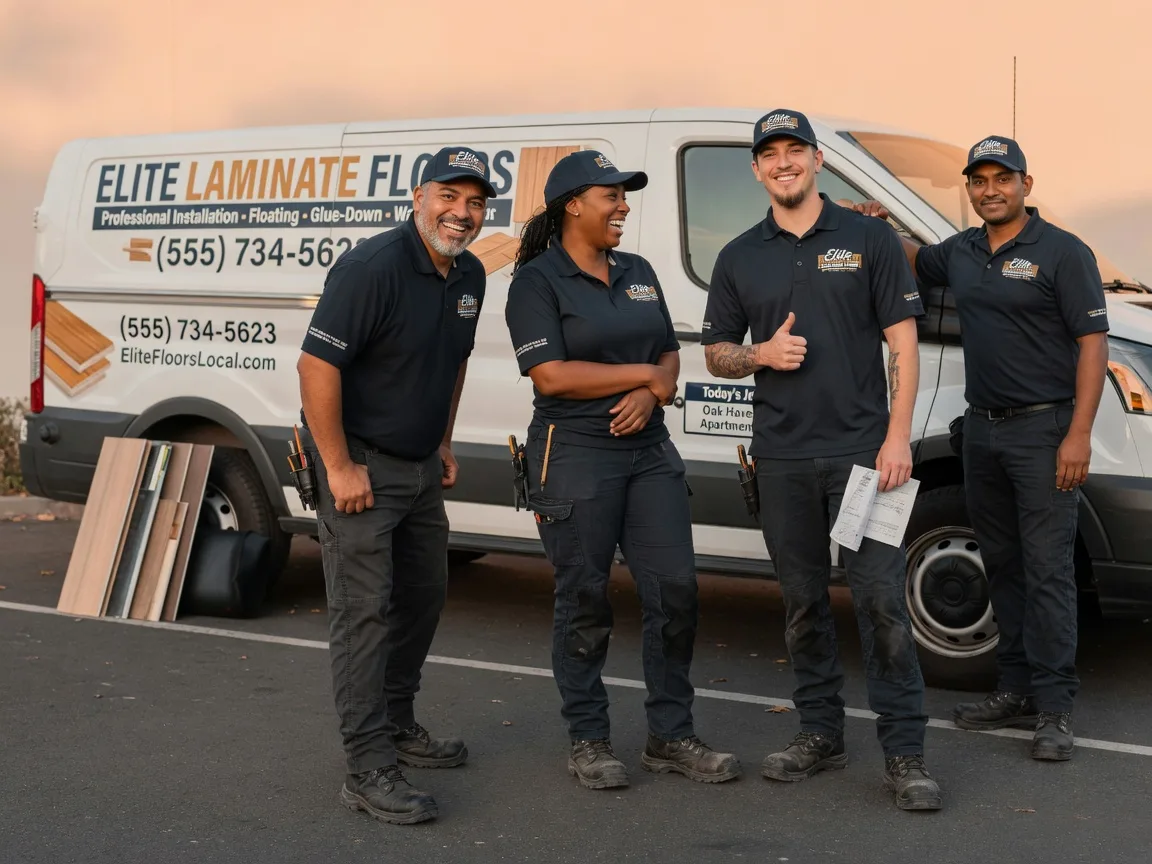Laminate flooring installation company in Badger, MN